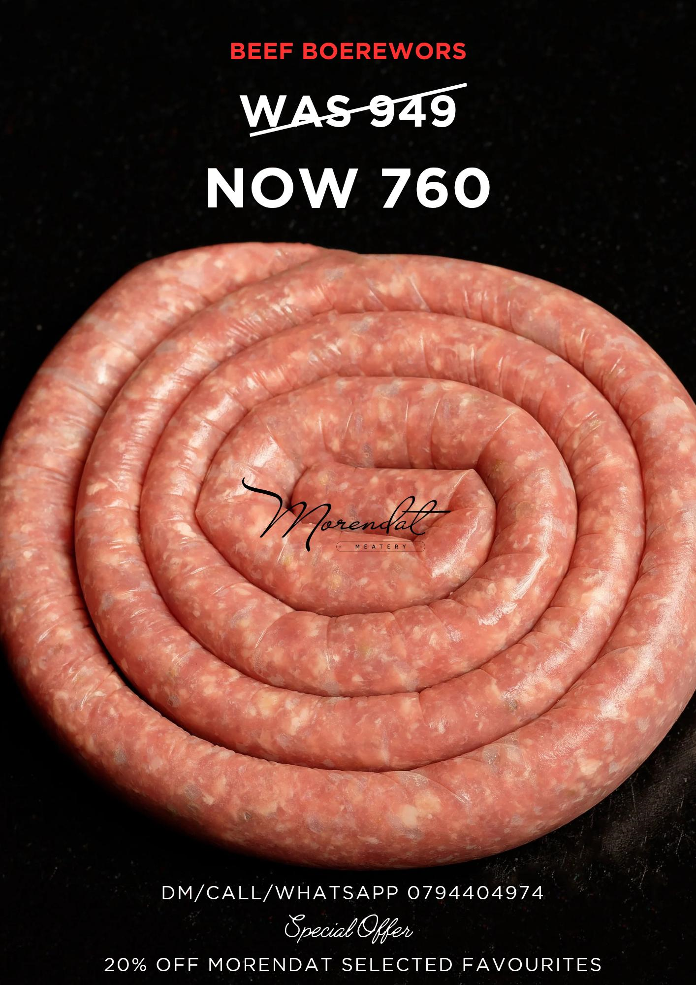 Beef Boerewors Mania